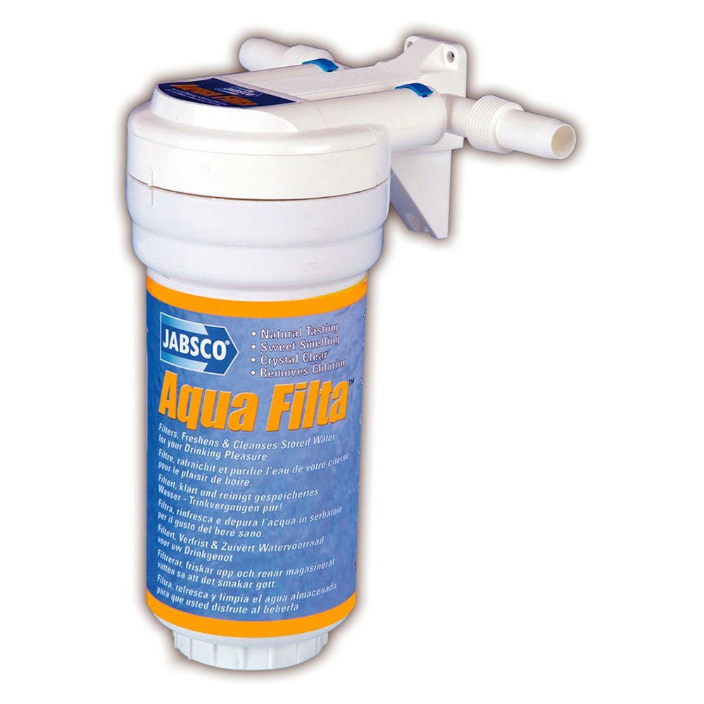 Фильтр для воды Jabsco Aqua Filta 59000-1000 с активированным углём и серебром 230x140x100мм под шланг Ø13мм