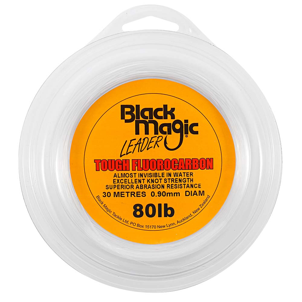Black magic FLUTOUGH80 Tough Fluorocarbon 30 M Белая  Clear 0.900 mm 