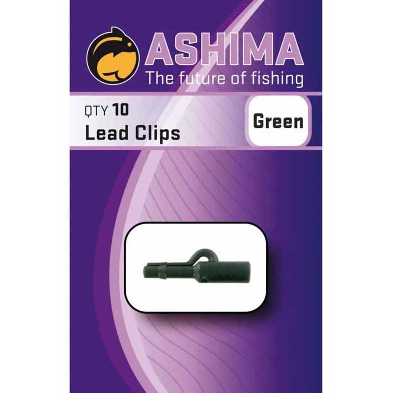 Ashima fishing ASLCG Свинцовые зажимы  Green