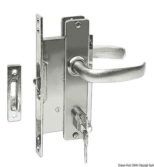 Купить Mortise lock chr.brass 110mm 38.133.00 7ft.ru в интернет магазине Семь Футов