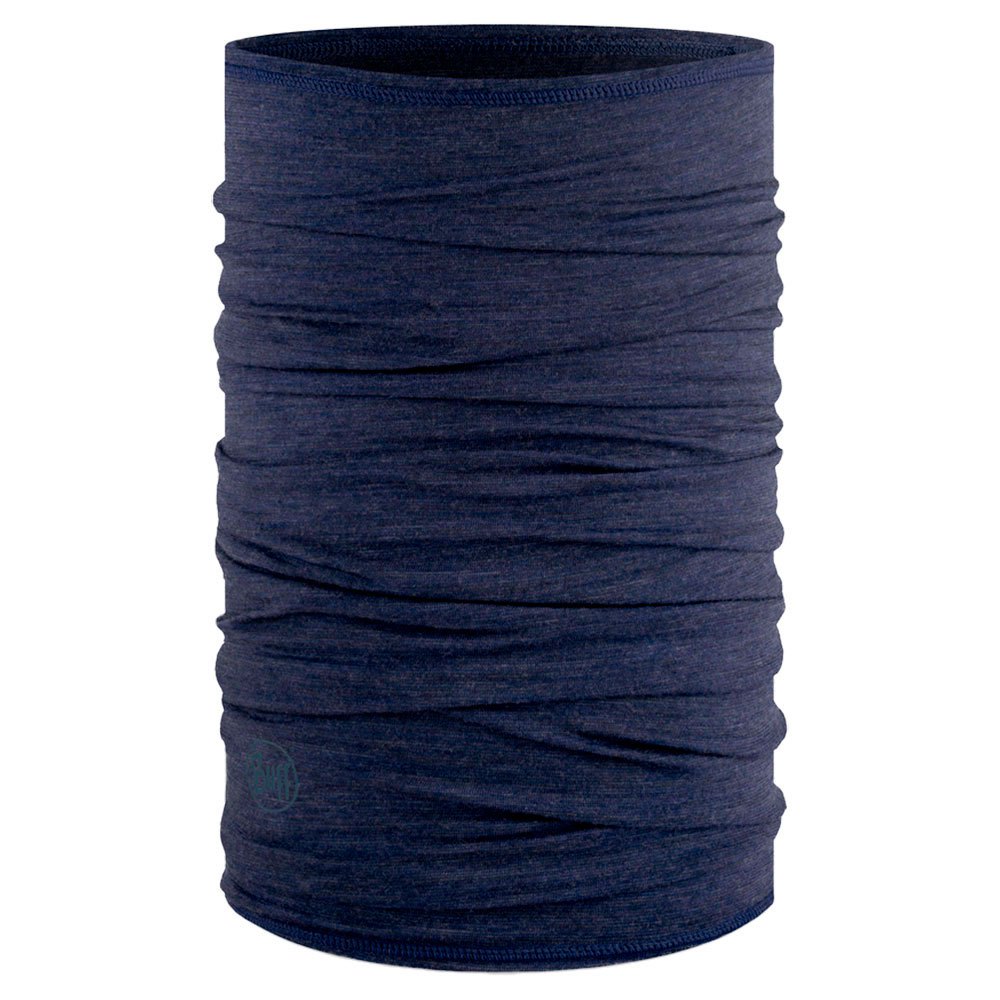 Buff ® 108811.00 Легкий шарф-хомут из мериносовой шерсти Голубой Solid Denim