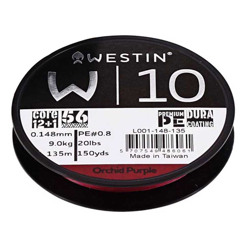 Westin L001-205-135 W10 13 135 m Плетеный Бесцветный Orchid Purple 0.205 mm 