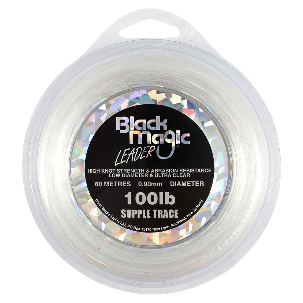 Black magic BMSUP100 Supple Trace 60 M линия Белая  Clear 0.900 mm 