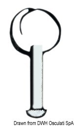 Купить SS clevis pin without ring 6mm x 20mm, 37.106.21C 7ft.ru в интернет магазине Семь Футов