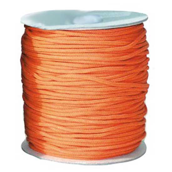 Cavalieri 0808652A 80865 100 m Плетеная накидка из полипропилена. устойчивая к ультрафиолетовому излучению Оранжевый Orange 2 mm 