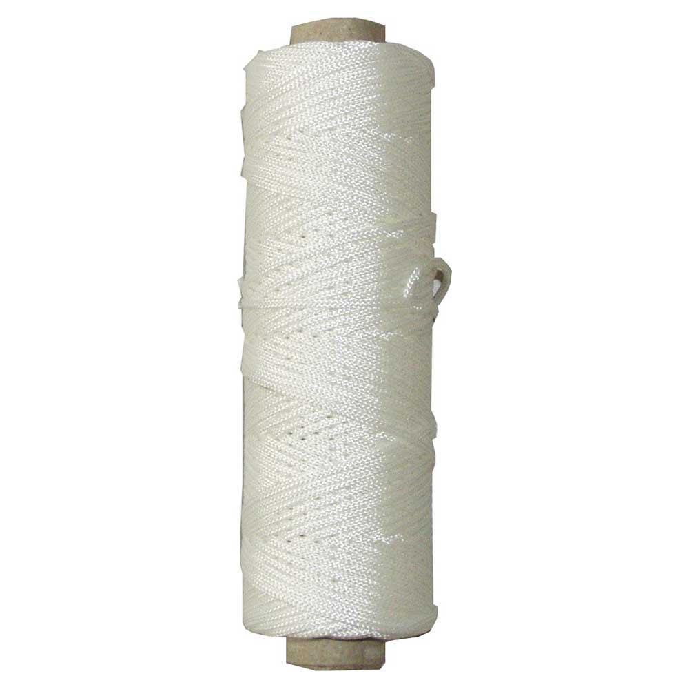 Cavalieri 801202 100 m Плетеная накидка из нейлона высокой прочности Бесцветный White 1.5 mm 