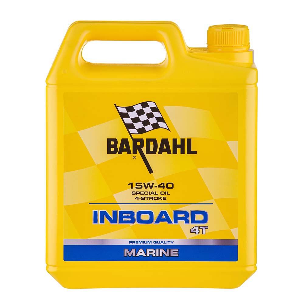 Bardahl 2316323 Inboard Premium 15W-40 1L 4 Инсульт Масло Бесцветный Yellow