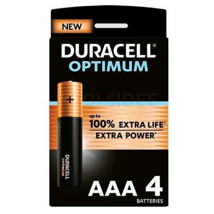 Duracell OPTIMUMLR06_K4 Optimun AA LR06 Щелочные батареи 4 единицы Черный Black / Orange