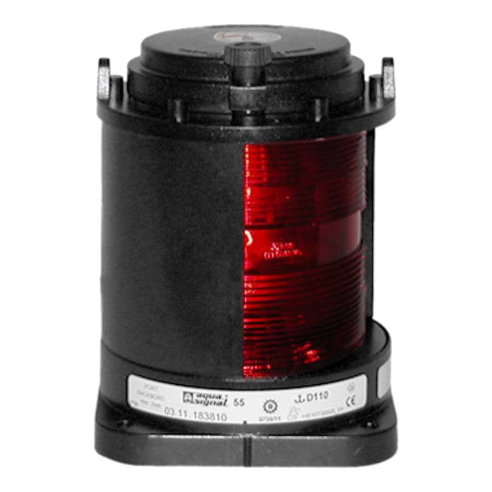 Aquasignal 3534203000 S55 25W 24V Красный сигнальный свет Black 20.1 x 15.2 cm