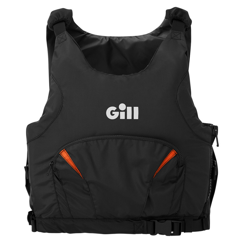 Страховочный жилет Gill Pro Racer 4916 ISO 12402-7 50N XL от 70кг обхват груди 115-125см черно-оранжевый