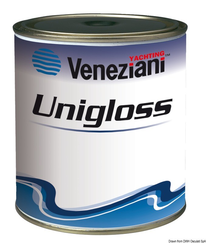 Купить Эмаль синее небо Veneziani Unigloss 13,8 м2/л 0,75 л, Osculati 65.005.00BS 7ft.ru в интернет магазине Семь Футов