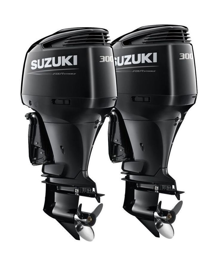 Купить Спарка из 2 моторов Suzuki DF300APX, черные 2xDF300APX 7ft.ru в интернет магазине Семь Футов