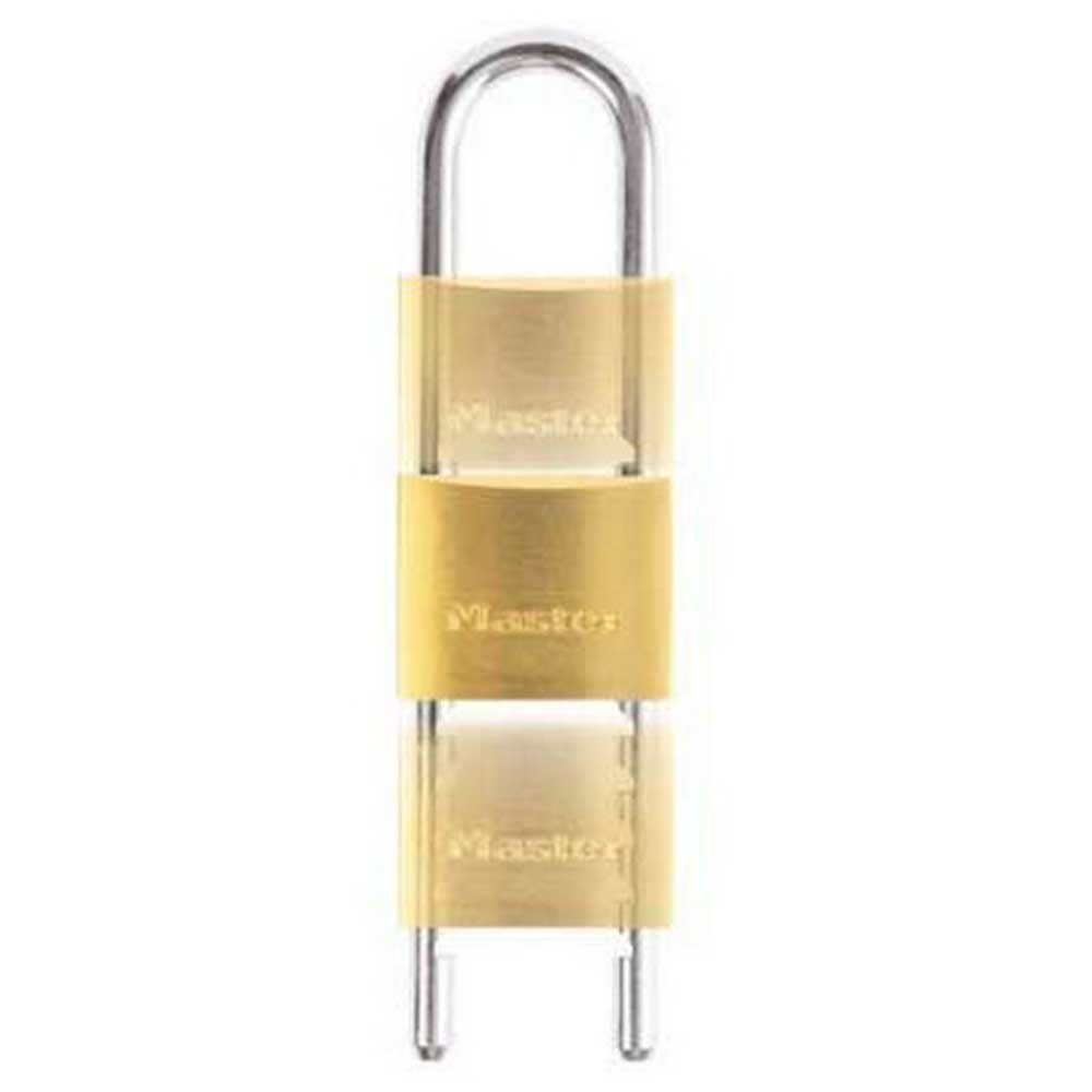 Master lock 63617 Padlock With Removable And Adjustable Shackle Золотистый Bronze 50 mm 