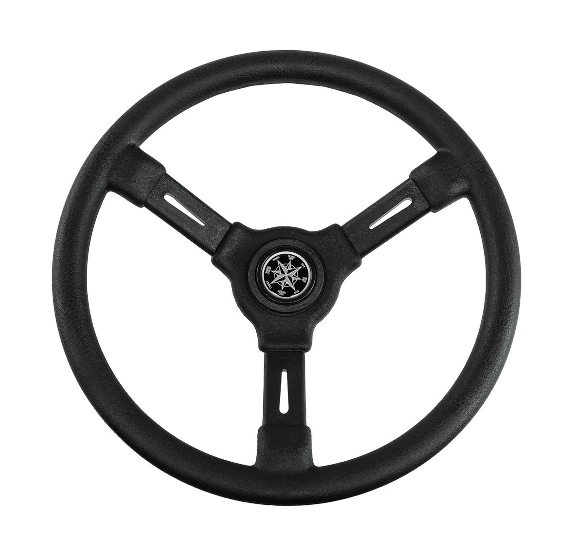Купить Рулевое колесо RIVIERA черный обод и спицы д. 350 мм Volanti Luisi VN8001-01 7ft.ru в интернет магазине Семь Футов