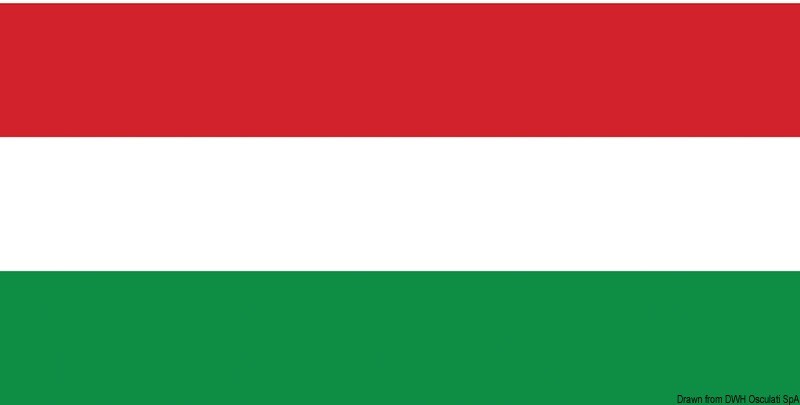 Купить Флаг Венгрии гостевой 30 х 45 см, Osculati 35.465.02 7ft.ru в интернет магазине Семь Футов