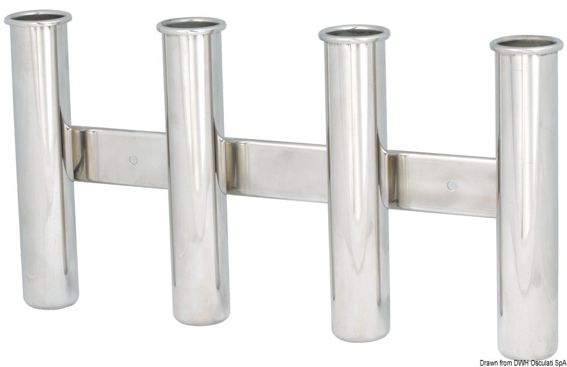 Купить Wall mounting rod holder AISI 316 Nr. 4 rods, 41.167.81 7ft.ru в интернет магазине Семь Футов