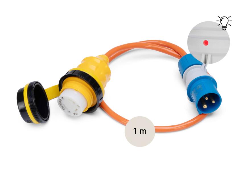 Купить NEMA to CEE plug / 3 x 2.5 mm2 PUR cable / 1.0 m / with switch-on indicator 76555-bvs 7ft.ru в интернет магазине Семь Футов