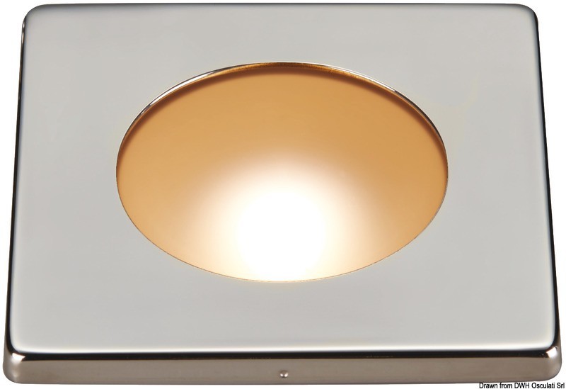 Купить Встраиваемый LED светильник Propus 12/24В 2Вт 170/40Лм белый + красный свет c выключателем, Osculati 13.489.12 7ft.ru в интернет магазине Семь Футов