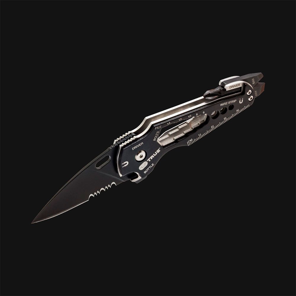 True utility TU6869 Smartknife+- The Knife+ 15 Essential Tools Черный Silver