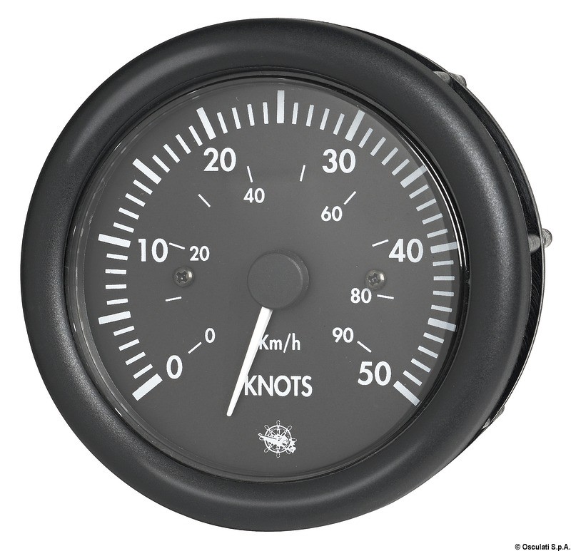 Купить Guardian speedometer 0-50 knots black 12 V, 27.424.01 7ft.ru в интернет магазине Семь Футов