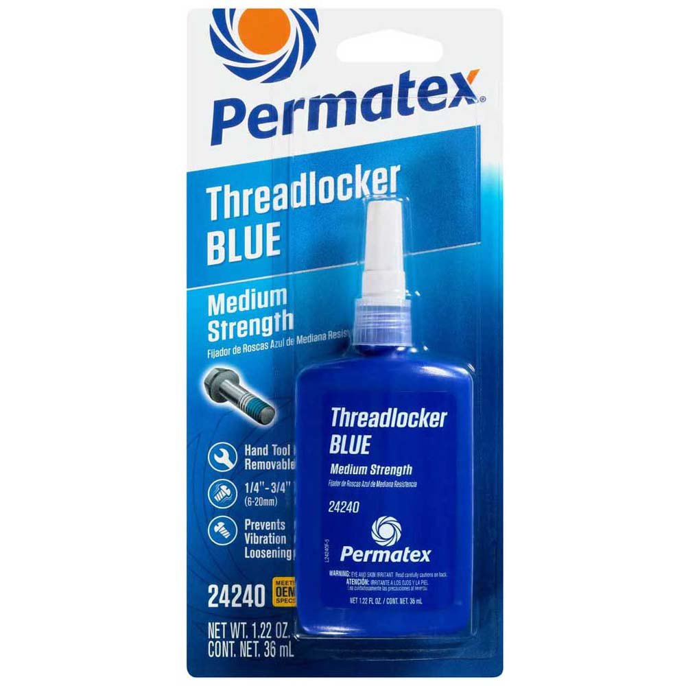 Permatex 180-24200 6ml 242 6ml Голубой  Blue / White One Size 