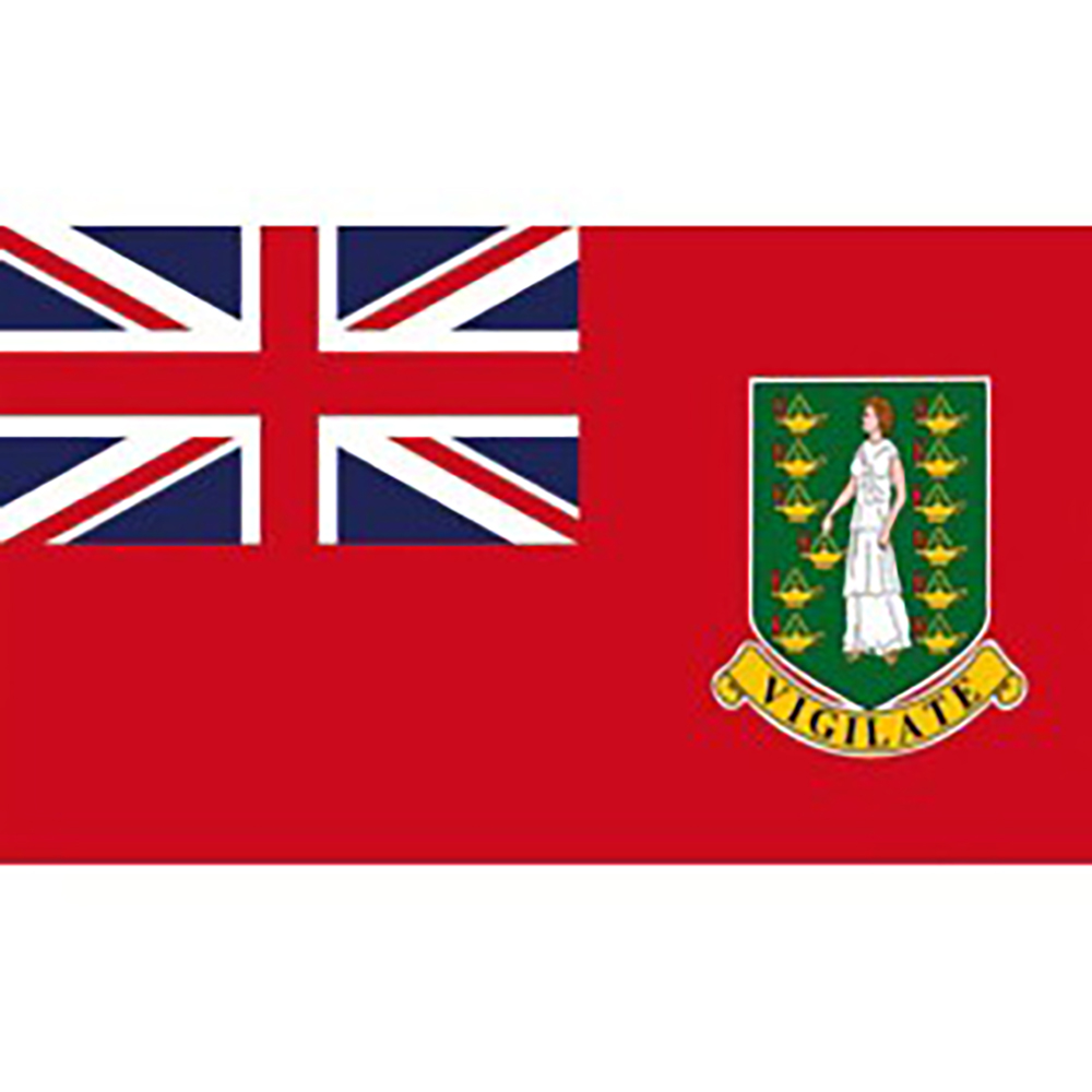 Флаг Виргинских островов гостевой Adria Bandiere BI374 50х75см красный