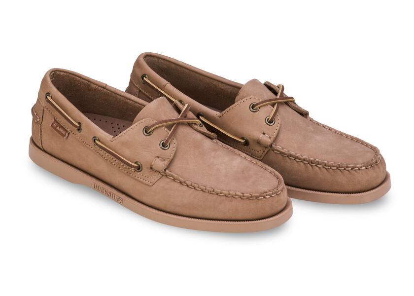 Купить SEBAGO Мужская обувь DOCKSIDES Portland Nubuck/темно-бежевый / Размер обуви: 41,5 7ft.ru в интернет магазине Семь Футов