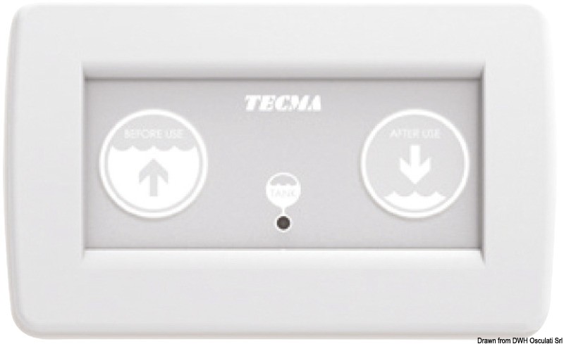 Купить Панель управления Tecma All in One с двумя кнопками, Osculati 50.226.50 7ft.ru в интернет магазине Семь Футов