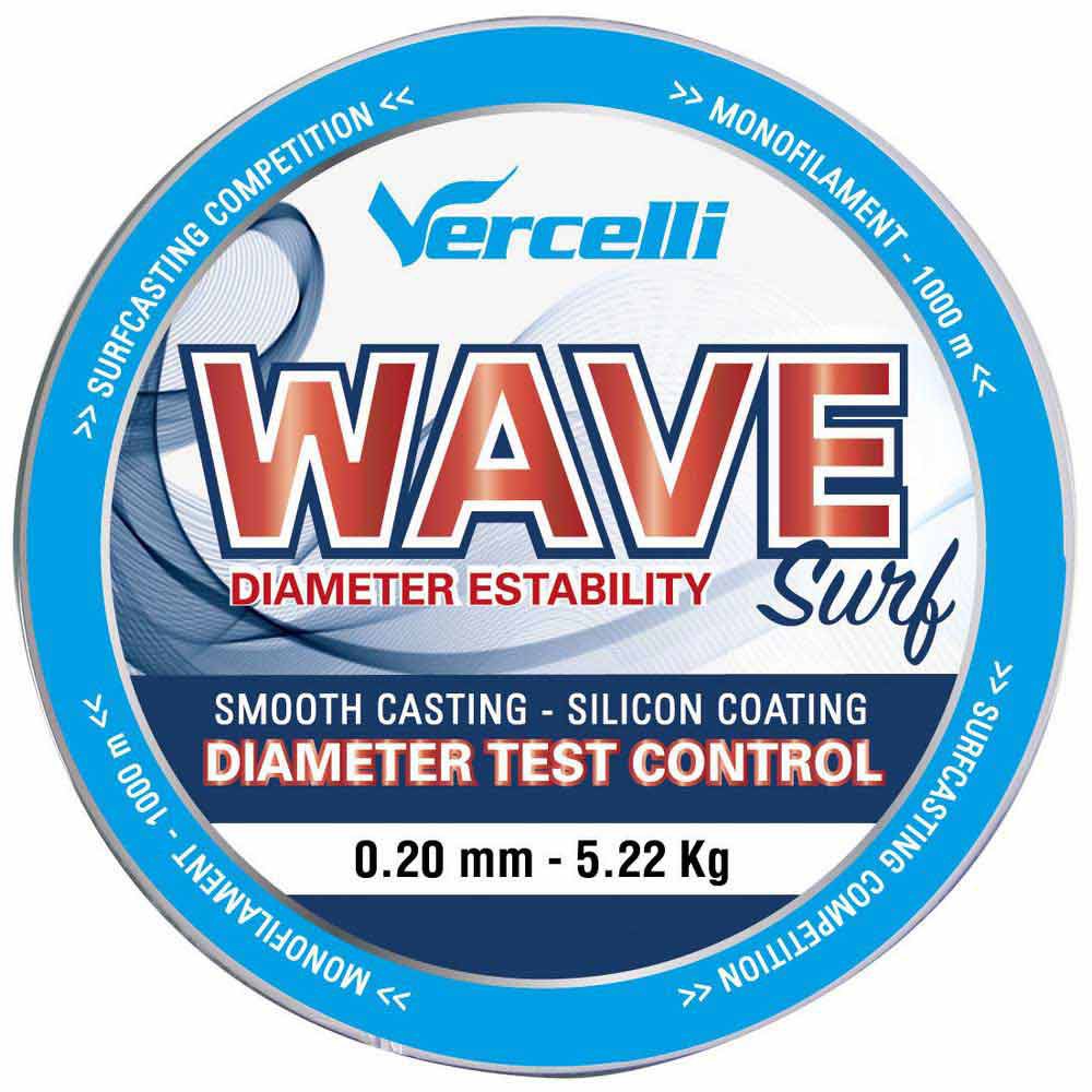 Vercelli LVSF100018 Wave Surf 1000 M Линия Красный  Red 0.180 mm 