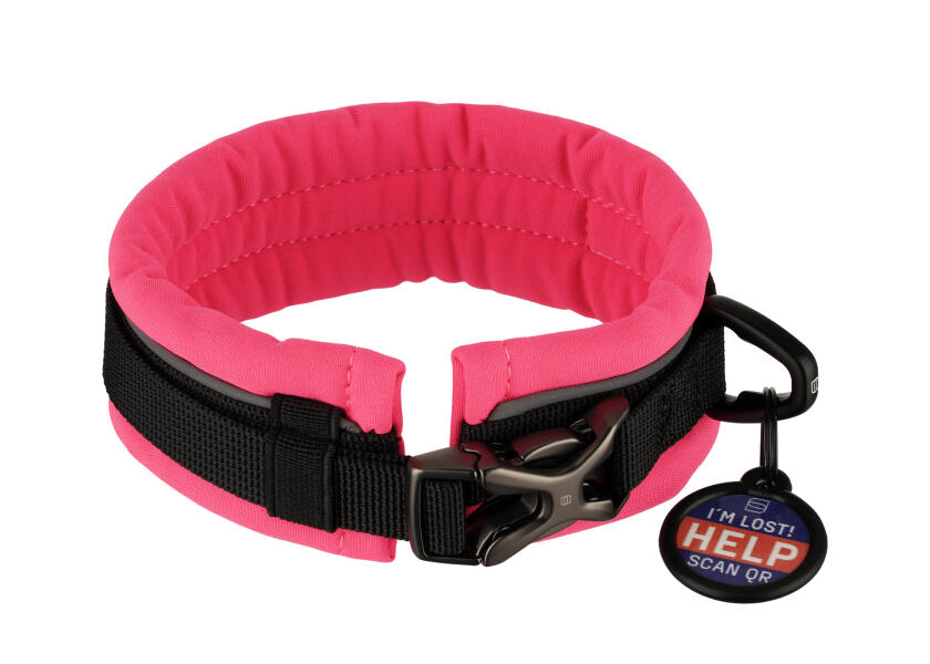 Купить SPRENGER Мягкий ошейник для собак / розовый / Ширина: 35 мм 7ft.ru в интернет магазине Семь Футов