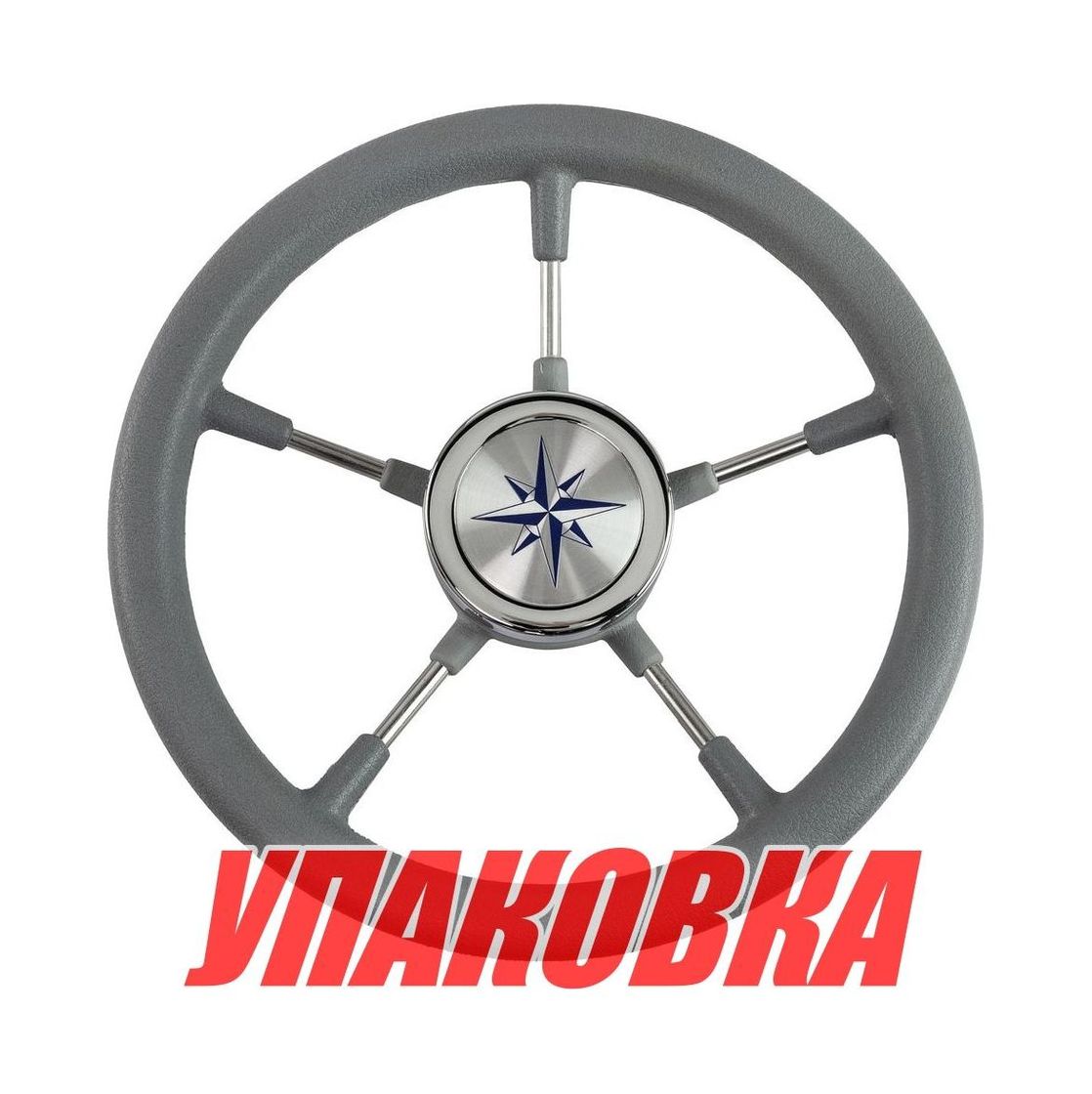 Рулевое колесо RIVA RSL обод серый, спицы серебряные д. 320 мм (упаковка из 6 шт.) Volanti Luisi VN732022-03_pkg_6