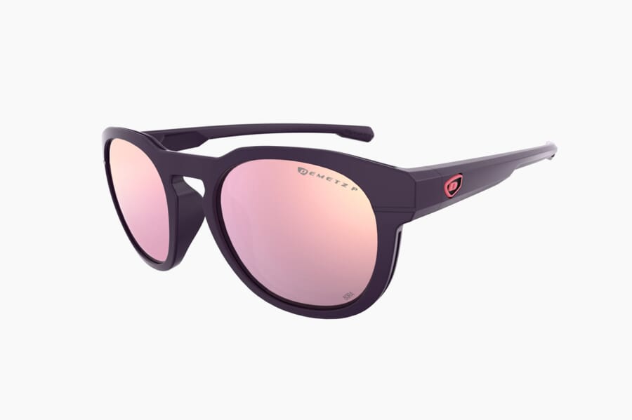 Купить Спортивные очки Demetz Increase / Purple Matt Grey Polarized Mirror Pink Cat.3, increase56sa53 7ft.ru в интернет магазине Семь Футов