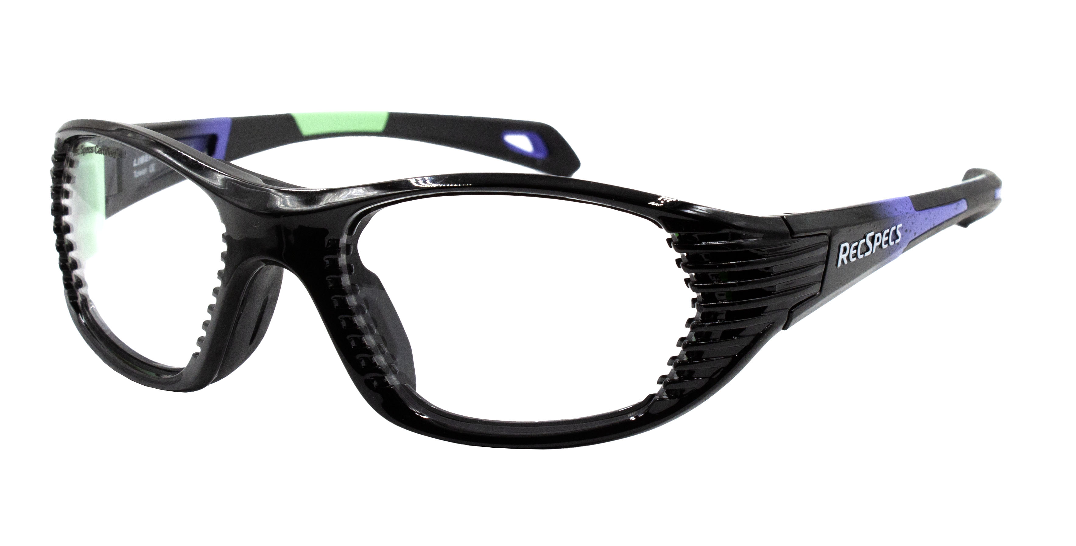 Купить Спортивные очки с диоптриями Rec Specs / Ma-1 / Shiny Black Purple Fade Speck, ma-1 bpfp5519130c 7ft.ru в интернет магазине Семь Футов