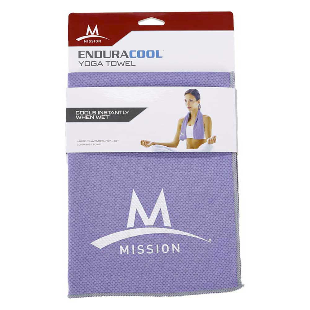 Mission 107157IN полотенце Enduracool Yoga L Фиолетовый Lavender 84 x 31 cm