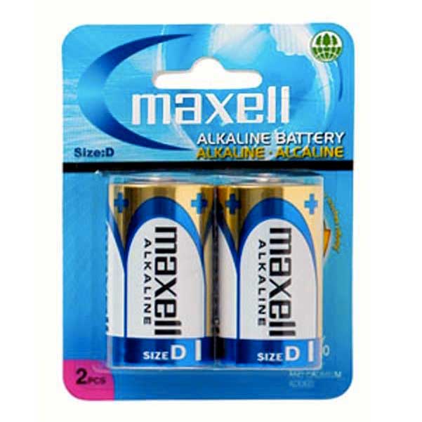 Maxell 805127 Alkaline 2 единицы Золотистый  2 pcs 1.5 V LR-20 