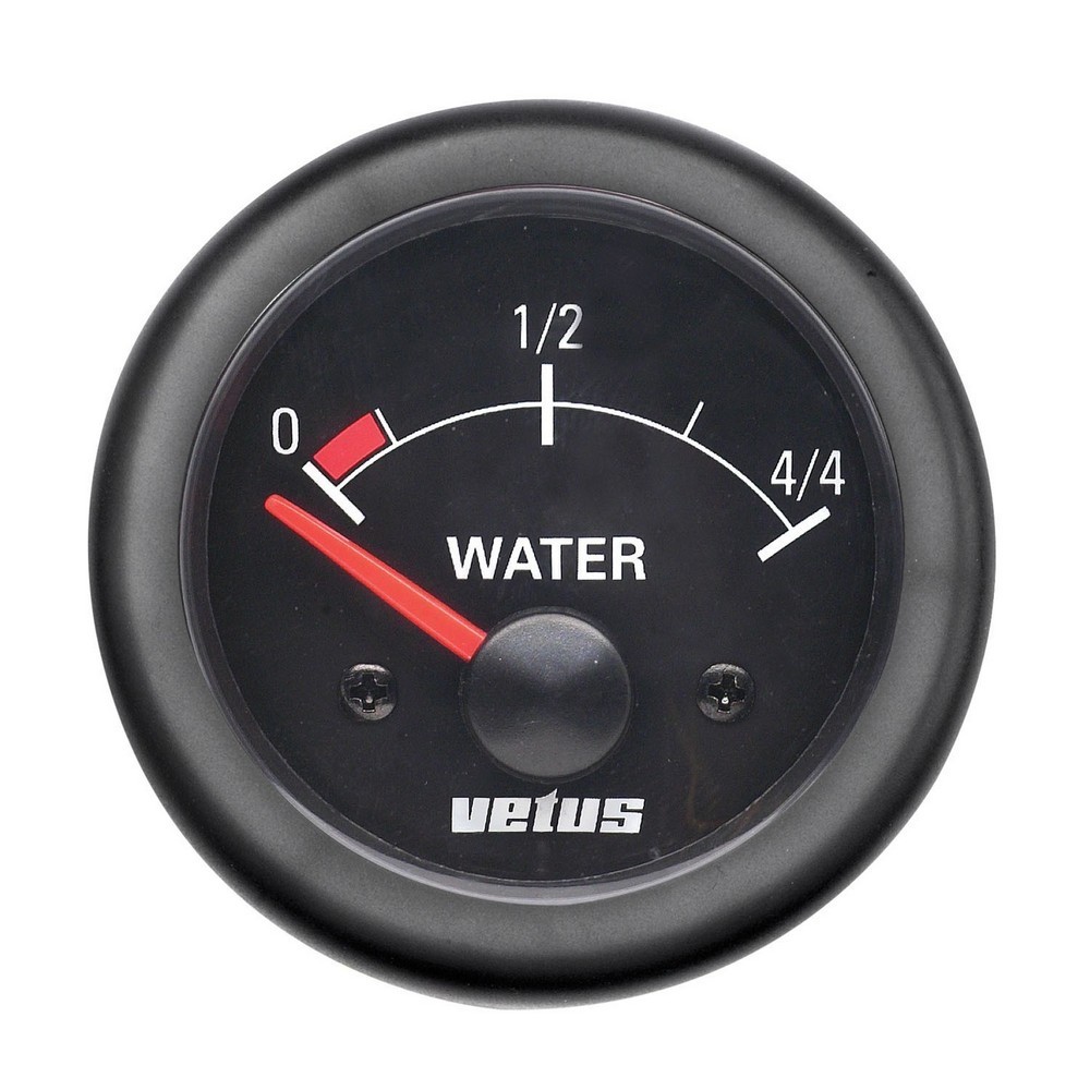 Индикатор уровня воды Vetus WATER12B 63 мм 12 В черный