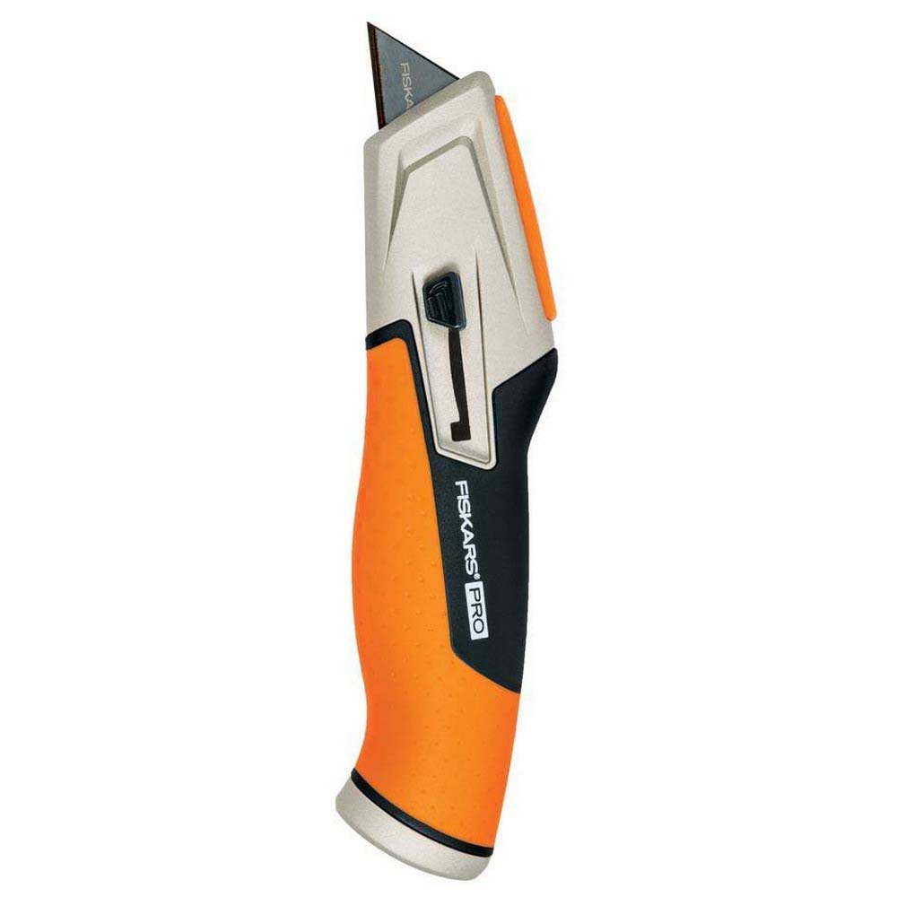 Fiskars 1027223 CarbonMax Выдвижной универсальный нож Оранжевый Orange