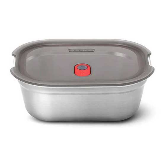 Black+blum FBSS-BX-M017-FR Steel Food коробка Бесцветный Grey / Red Medium