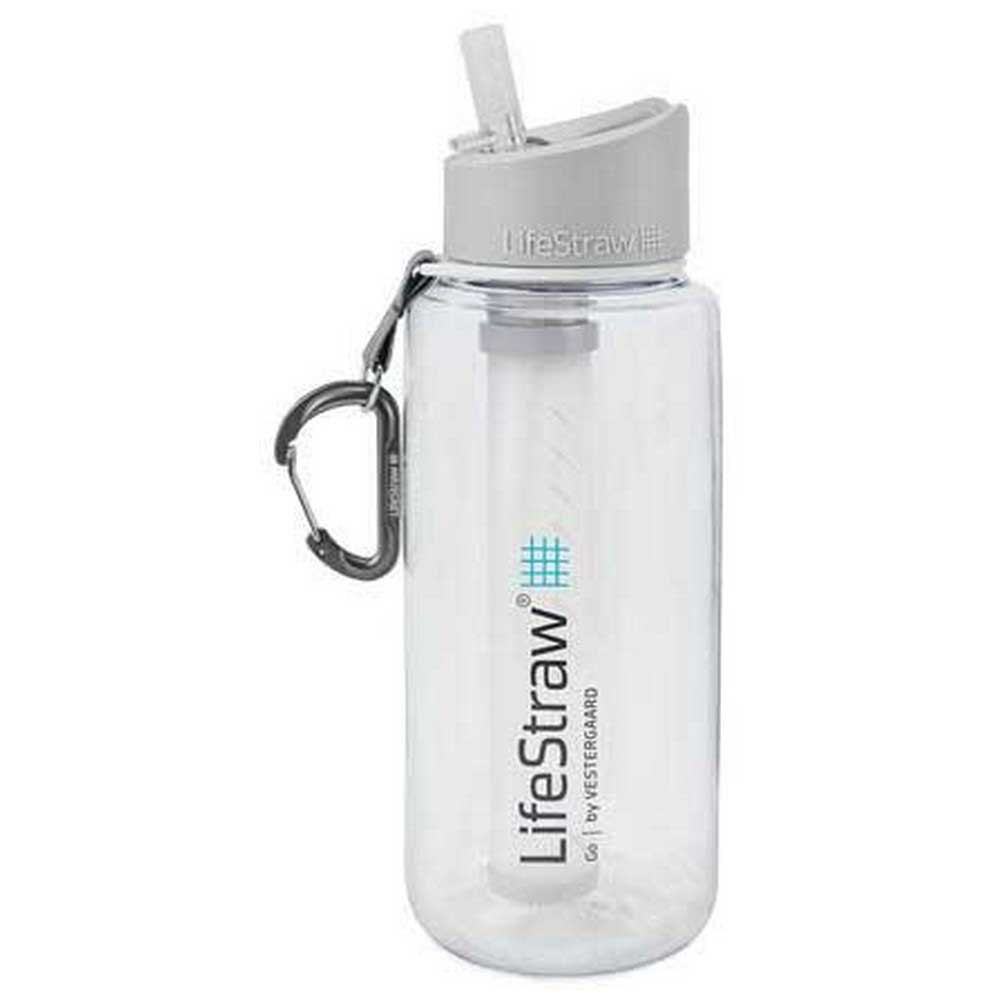 Lifestraw LSG1LTCL09 Бутылка фильтра для воды Go 1L Белая Clear