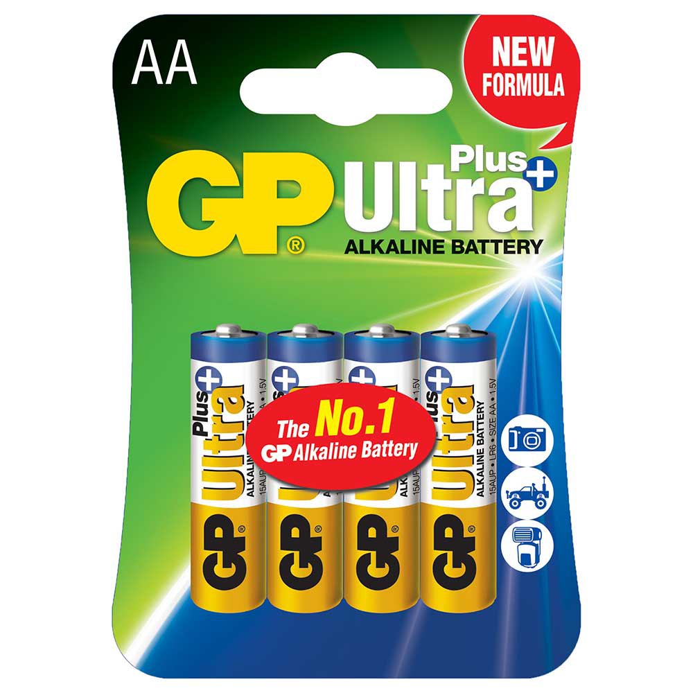 Gp batteries GP-G445 LR06 1.5V Щелочные батареи типа АА 4 единицы измерения Золотистый Yellow / White / Blue