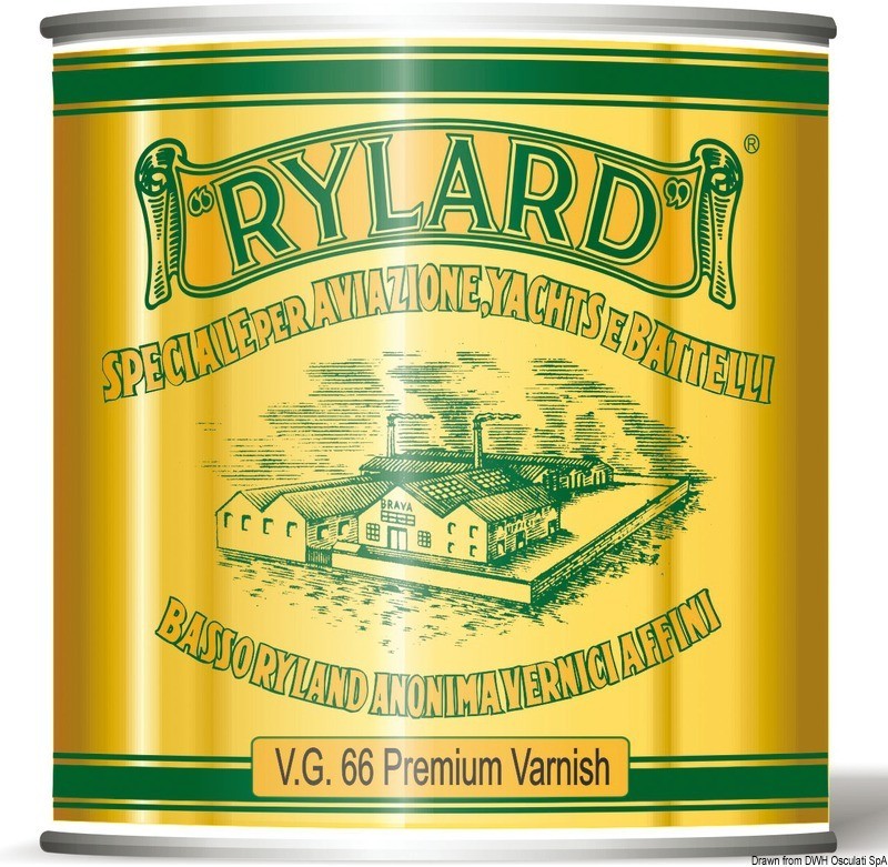Купить Прозрачный лак для древесины Rylard VG66 Premium 0,75 л, Osculati 65.890.00 7ft.ru в интернет магазине Семь Футов