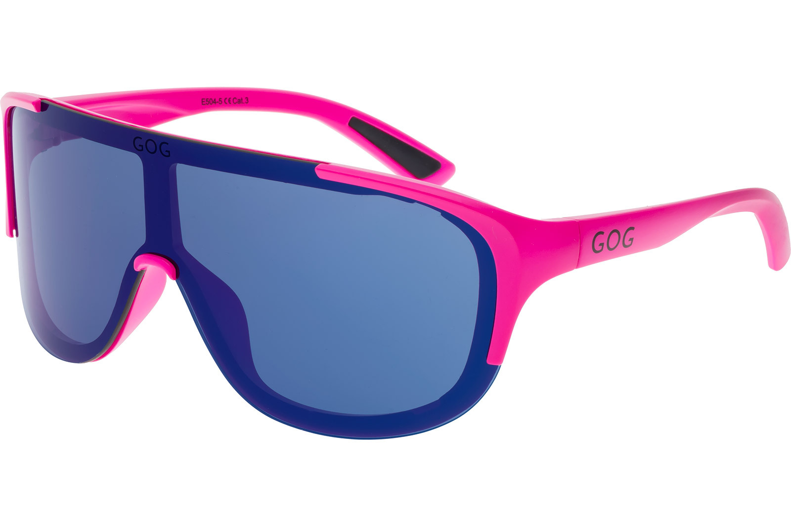 Купить Спортивные очки GOG Medusa / Matt Neon Pink-Black / Blue Lens, e504-5 7ft.ru в интернет магазине Семь Футов