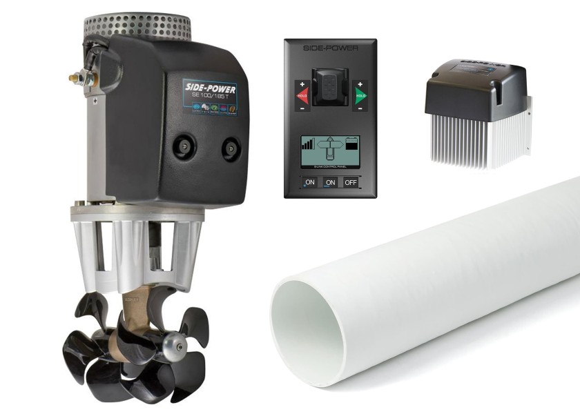 Купить SIDE-POWER Bow Thruster Set SEP100T PRO / 116 kg thrust / 12 V / 6,3 kW / speed controlled 57776-bvs 7ft.ru в интернет магазине Семь Футов