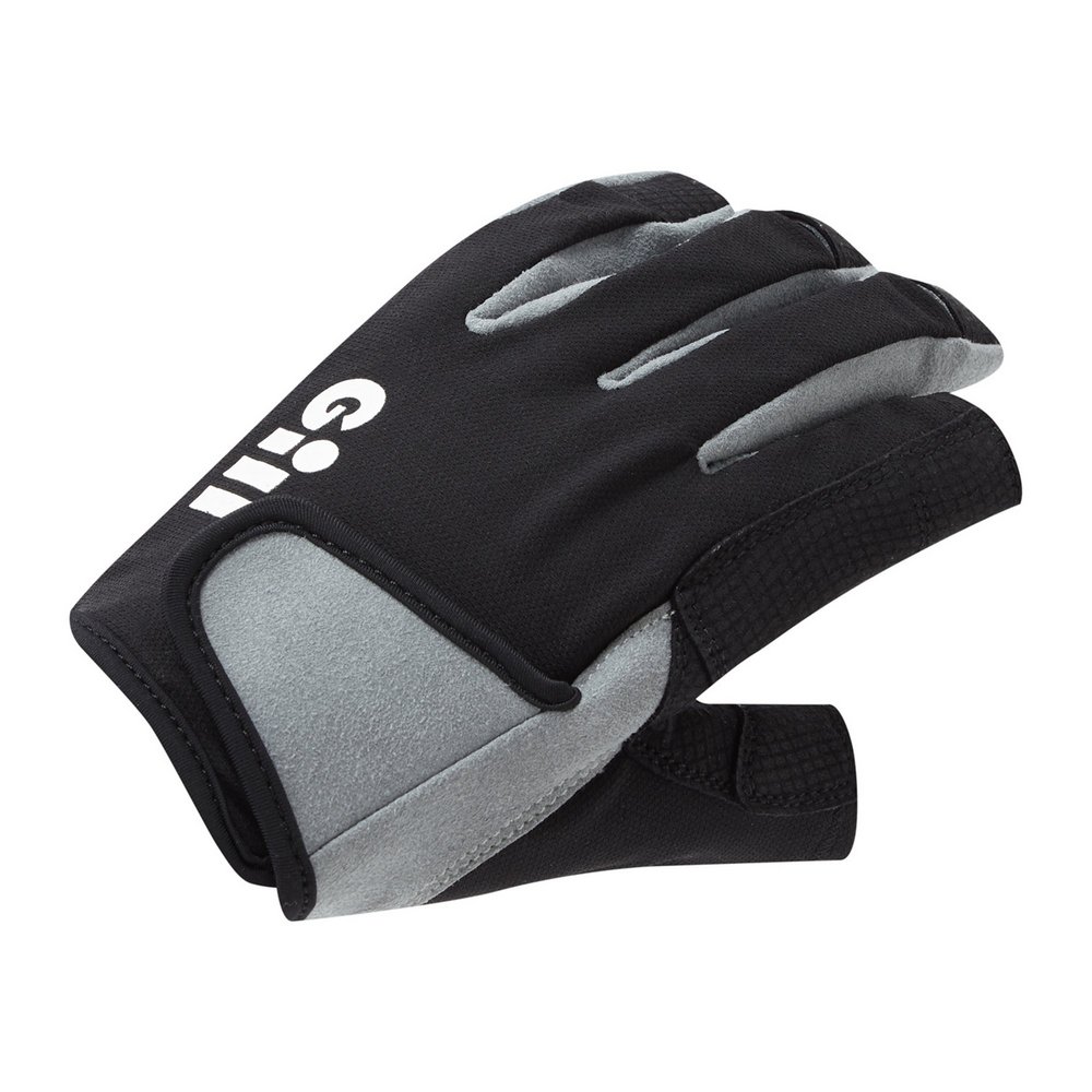 Перчатки спортивные без 2 пальцев Deckhand Gill 7053XL размер XL черные из нейлона/полиуретана