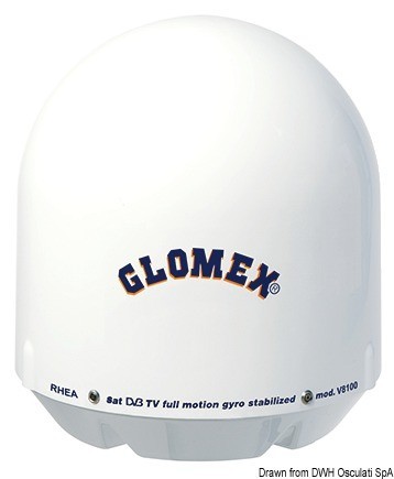 Купить Glomex Rhea satellite TV antenna, 29.923.41 7ft.ru в интернет магазине Семь Футов