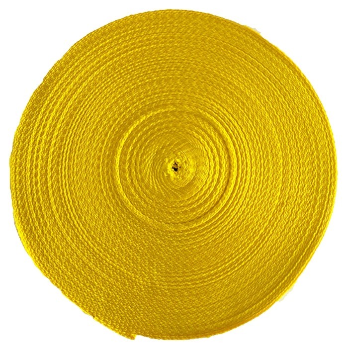 Тесьма из полиэстера Lalizas 02035 25 х 1,8 мм рулон 50 м желтая