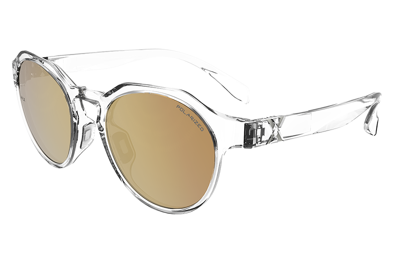 Купить Спортивные очки HILX Feral Shiny Crystal / Gold Mirror Polarized Lens, hfr05103-frpgd2 7ft.ru в интернет магазине Семь Футов
