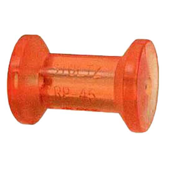 Stoltz industries 122-RP45 Keel Roller Оранжевый  Hole 5/8 4 Hole 1/2