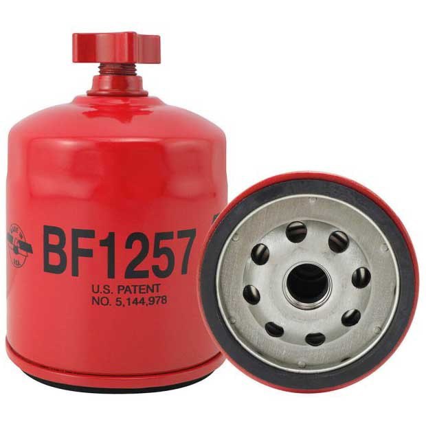 Baldwin BLDBF1257 BF1257 Топливный фильтр Cummins&Old&Kohler&Lombardini Красный Red