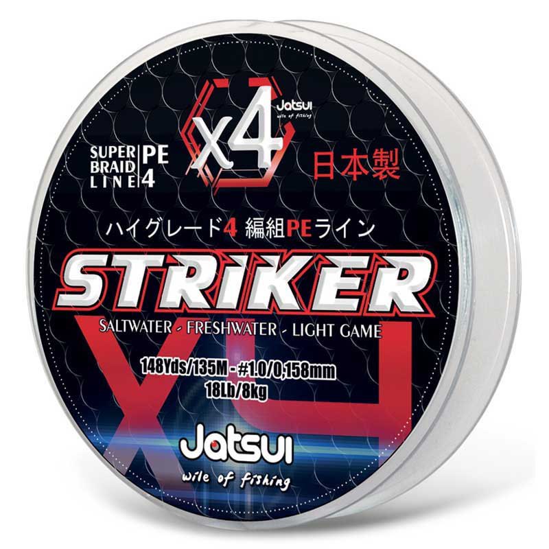 Jatsui D3700481 Striker PE 4 300 m Плетеный  Grey 0.250 mm